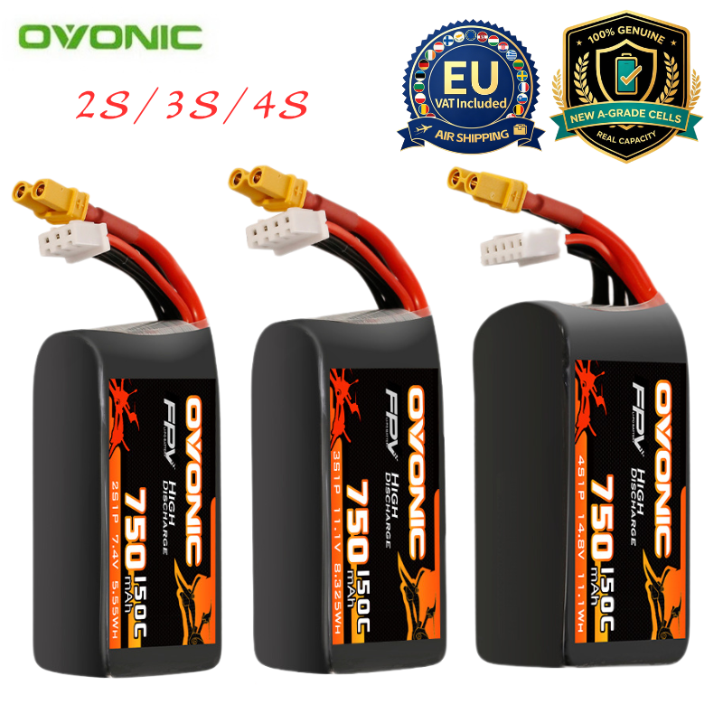 Bateria Lipo OVONIC 150C 750mA - Drone Battery 3S avaliação e preço