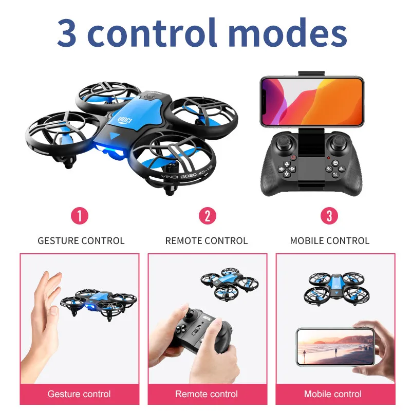 Novo Mini Drone V8 4K Profissi - Drone Battery Case avaliação e preço