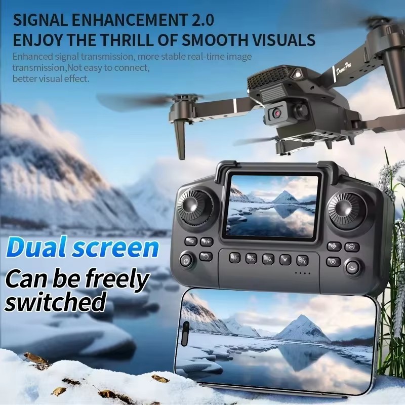 Drone E88 Pro Novo e Aprimorad - Eachine Drone E58 avaliação e preço